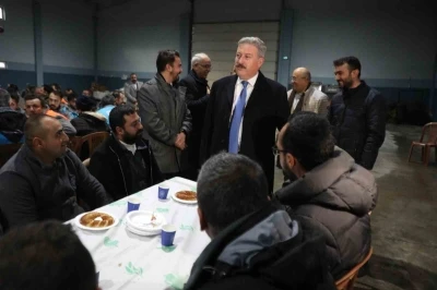 Başkan Palancıoğlu, saha &ccedil;alışanları ile bir araya geldi
