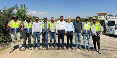 Başkan Şahin&rsquo;e Araban&rsquo;daki asfalt hizmeti i&ccedil;in teşekk&uuml;r

