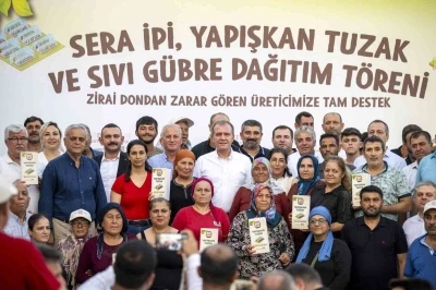 Başkan Seçer, üreticilere destek törenine katıldı
