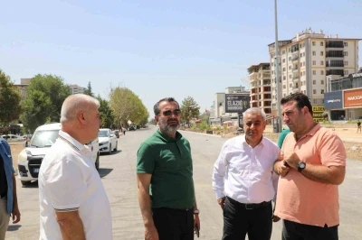 Başkan Şerifoğulları, Hazardağlı Kavşağı’nda incelemelerde bulundu
