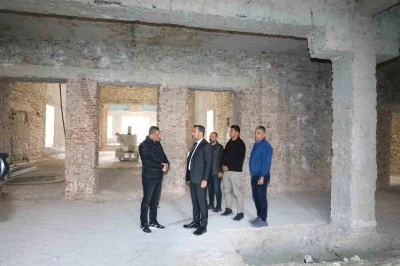 Başkan Şerifoğulları, tarihi öğretmenevinde çalışmaları inceledi
