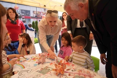 Başkan Subaşı &ccedil;ocuklarla bir araya geldi
