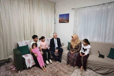 Başkan Tahmazoğlu’ndan aile ve esnaf ziyaretleri
