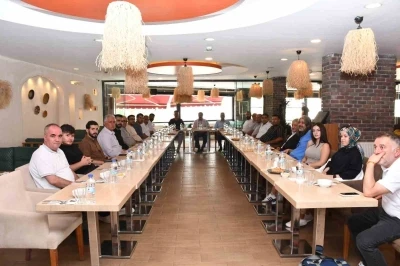 Başkan Taşkın basın mensupları ile bir araya geldi
