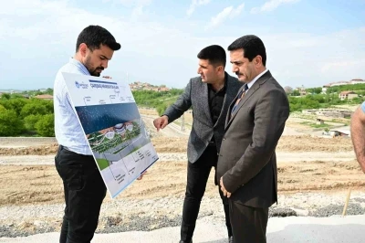 Başkan Taşkın &Ccedil;arşıbaşı Yenileme Alanı&rsquo;nda incelemelerde bulundu
