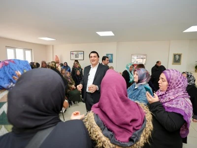 Başkan Umut Yılmaz&rsquo;dan Kadınlara Destek Ziyareti