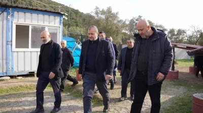 Başkan Usta&rsquo;dan Hisardere Nekropol&uuml;&rsquo;nde inceleme
