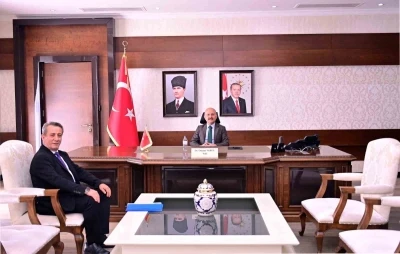 Başkan Yetişkin, Vali Varol ile g&ouml;r&uuml;şt&uuml;
