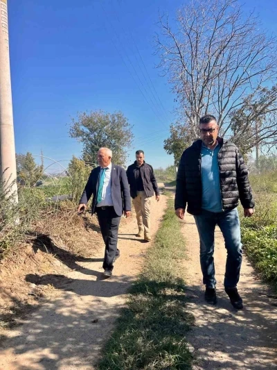 Başkan Yıldırımkaya, ova yollarında incelemelerde bulundu
