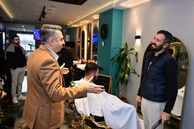 Başkan Yılmaz’dan komşu ziyareti
