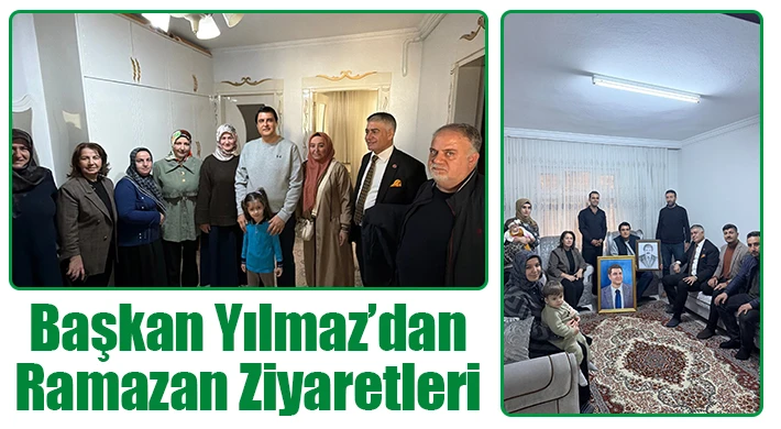 Başkan Yılmaz Mahalle Mahalle Ramazan Mesaisinde