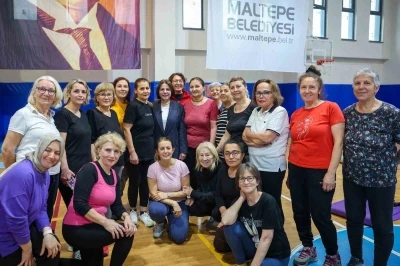 Başkanı K&ouml;ymen, spor yapan kadınlarla buluştu
