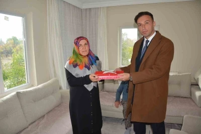 Başsavcı Ozan Kapıcı’dan şehit ailesini ziyaret
