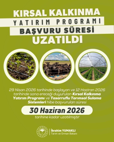 Başvuru S&uuml;resi Uzatıldı