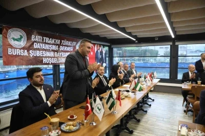Batı Trakya T&uuml;rkleri Bursa&rsquo;da bayramlaştı
