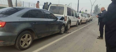 Batman&rsquo;da 5 ara&ccedil;lı zincirleme kaza
