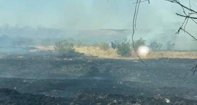 Batman’da anız yangınında 100 dönüm alan zarar gördü
