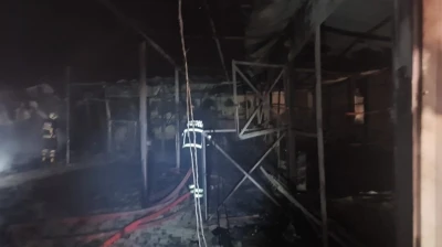 Batman&rsquo;da at &ccedil;iftliğinde yangın: 3 at telef oldu
