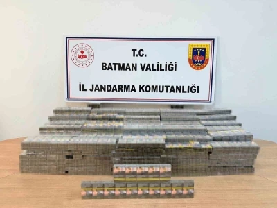 Batman’da bandrolsüz sigara ele geçirildi
