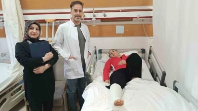 Batman’da bir ilk: Milli sporcu kapalı yöntem aşil tendonu ameliyatıyla sağlığına kavuştu
