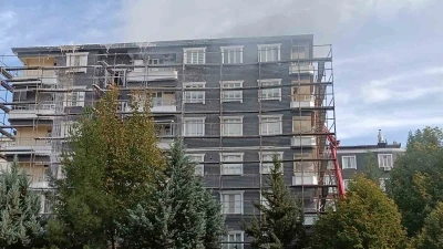 Batman’da çatı katında korkutan yangın
