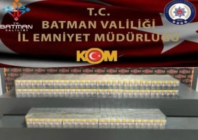 Batman’da kaçak sigara operasyonu
