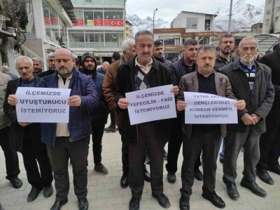 Batman&rsquo;da uyuşturucu, tefecilik ve kumar protestosu

