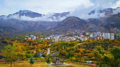 Batman’da yaşanan renk cümbüşü kamerada
