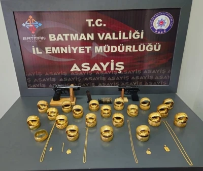 Batman&rsquo;daki kuyumcu soygununda 5 tutuklama
