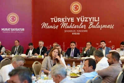 Baybatur, kamu kurumlarının il müdürleri ile muhtarları buluşturdu
