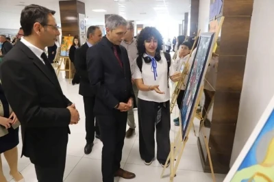 Bayburt BİLSEM &ouml;ğrencilerinden yıl sonu sergisi
