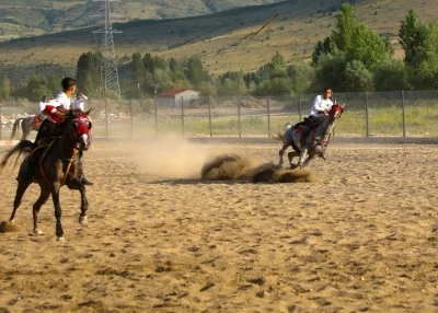 Bayburt&rsquo;ta cirit&ccedil;iler 15 Temmuz i&ccedil;in sahaya &ccedil;ıktı
