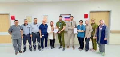 Bayburt’ta dahiliye ve nöroloji servisi çalışanlarına teşekkür belgesi verildi
