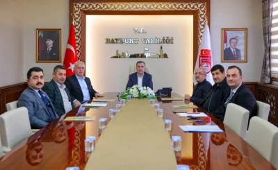 Bayburt&rsquo;ta ekonomik yatırımlar değerlendirildi
