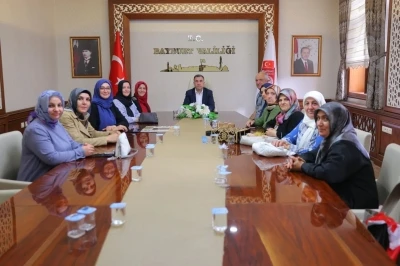 Bayburt’ta el emeği ürünler ve kadın istihdamına yönelik çalışmalar değerlendirildi
