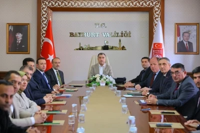 Bayburt&rsquo;ta istihdam ve mesleki eğitim &ccedil;alışmaları değerlendirildi
