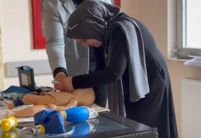 Bayburt’ta sağlık çalışanlarına bebek ölümlerini azaltmaya yönelik eğitim verildi
