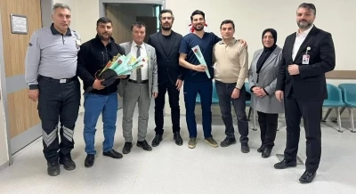 Bayburt&rsquo;ta sağlık &ccedil;alışanlarının 14 Mart Tıp Bayramı kutlandı
