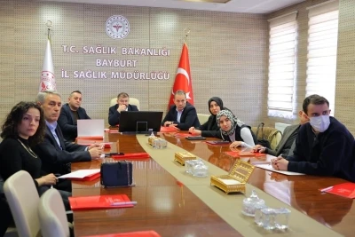 Bayburt&rsquo;ta sağlık tesislerinin standartları toplantıda değerlendirildi
