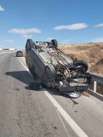 Bayburt’ta trafik kazası: 2 yaralı
