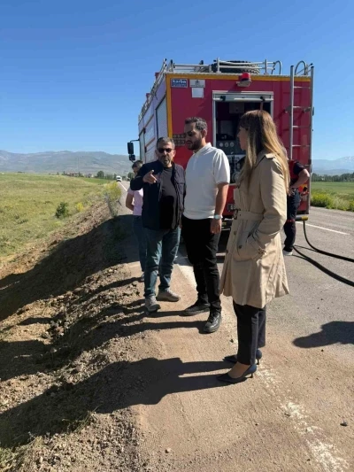 Bayburt&rsquo;ta yakıt y&uuml;kl&uuml; tankerin devrildiği b&ouml;lgede &ccedil;evresel inceleme yapıldı

