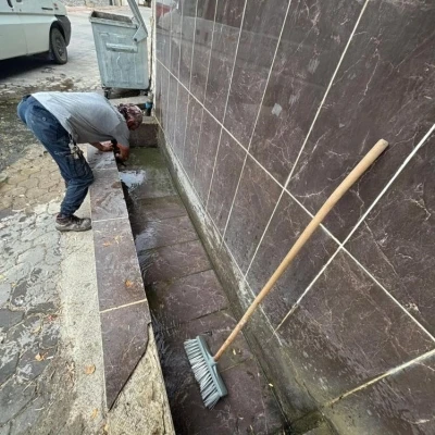 Bayırköy’de çeşme ve çevresi temizlendi
