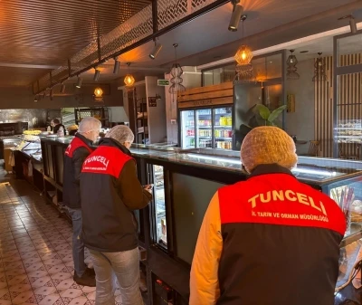 Bayram &ouml;ncesi gıda alarmı: Tunceli&rsquo;de denetimler sıklaştırıldı
