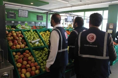 Bayram &ouml;ncesi marketlerde denetim arttı
