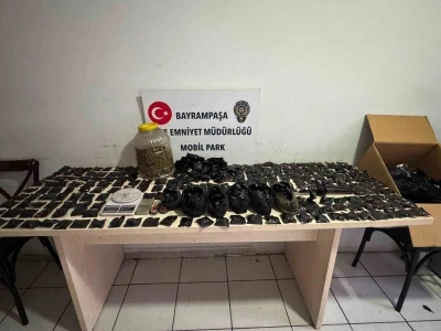 Bayrampaşa&rsquo;da uyuşturucu imalathanesine baskın: 2 kilo marihuana ele ge&ccedil;irildi
