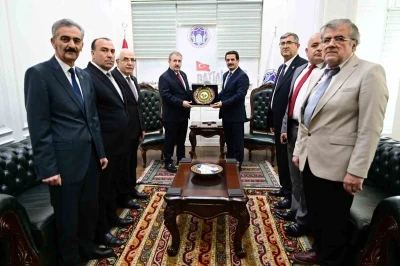 BBP Genel Başkanı Destici&rsquo;den Başkan Taşkın&rsquo;a ziyaret
