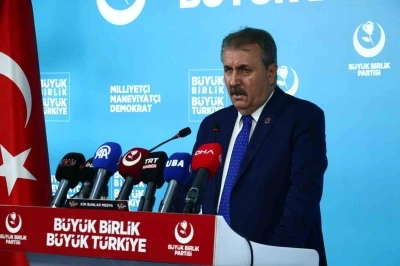 BBP Genel Başkanı Destici: &quot;İspanya, İsrail ile ticaretini durdururken birçok İslam ülkesi hala ticaretini kesmedi&quot;
