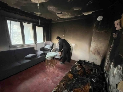 Bebeği &uuml;ş&uuml;mesin diye annesine taşındı, d&ouml;nd&uuml;ğ&uuml;nde evinin k&uuml;l olduğunu g&ouml;rd&uuml;
