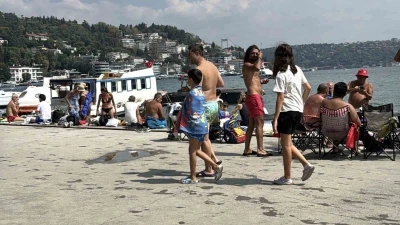 Bebek Sahili’nde Zafer Bayramı tatili ve yazın son günleri yoğunluğu
