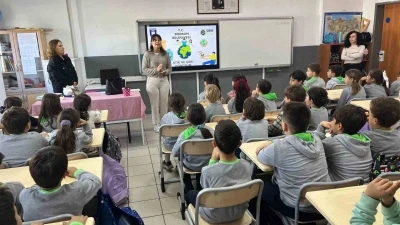 Belediyeden &ccedil;ocuklara sıfır atık eğitimi
